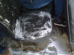 Пассажирам ростовской маршрутки предложили проехаться, сидя в снегу