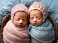 В Ворошиловском районе Ростова родилась королевская двойня