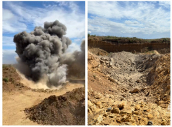 В Ростовской области уничтожили 50-килограммовую авиабомбу времен ВОВ