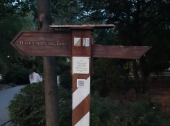 В Ростове вандалы сломали памятный указатель в парке Вити Черевичкина