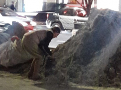 Воровать песок пакетиками стала таинственная ростовчанка средних лет с Большой Садовой