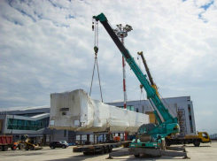 Ультрасовременные телетрапы доставили на площадку аэропорта «Платов» в Ростове