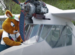 Пенсионер из Ростовской области собрал самолет из пенопласта и дров: видео