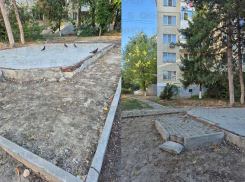 Ростовчане заметили неожиданную пропажу тротуарной плитки