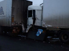 Водитель фуры получил травмы в жутком тройном ДТП на трассе Ростовской области