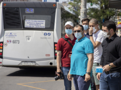 За прошедшую неделю в Ростове наказали 19 водителей автобусов, нарушивших масочный режим