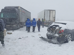 На заснеженной трассе в Ростовской области в ДТП погибли два человека