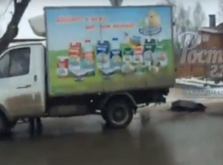 Гибель женщины на зебре в Ростове под колесами «Газели» сняли на видео