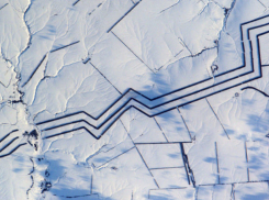 Странные изломанные линии в степях Ростовской области поразили французского астронавта