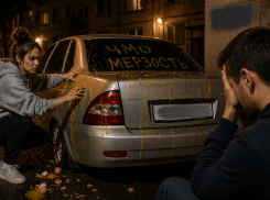 Месть на яйцах: беременная разгромила машину бывшего в Батайске 