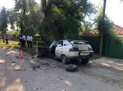 Пьяный подросток на ВАЗ врезался в дерево в Ростовской области, погибли два человека