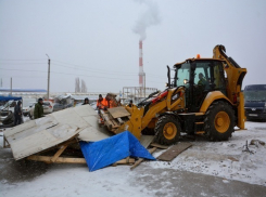 В Ростове-на-Дону на «Темернике» начали снос более 80 незаконных торговых построек