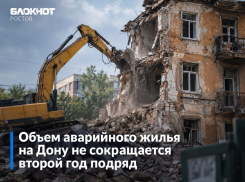 Объем аварийного жилья на Дону не сокращается второй год подряд