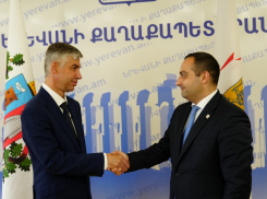 Алексей Логвиненко с официальным визитом прибыл в город-побратим Ереван    