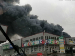 МЧС и следователи начали проверку по факту пожара на ростовском рынке