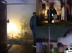 Частный дом сгорел на Западном в Ростове 