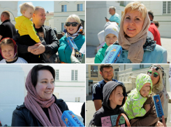 «Чтобы все были счастливы»: дети поздравили жителей Ростова с Пасхой