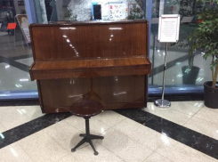 Установка огромного музыкального инструмента на железнодорожном вокзале удивила ростовчан