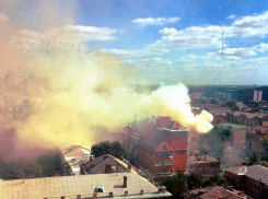 Пожар в заброшенном доме на Темерницкой тушили девять часов