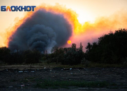 Спасатели ликвидировали пожар рядом с промобъектом в Ростовской области после падения БПЛА