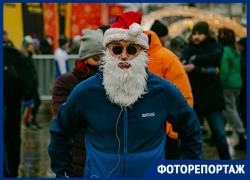 Инопланетянин, баба Яга и злой кролик приняли участие в забеге 1 января в Ростове