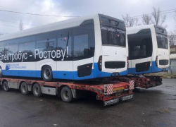 В Ростов привезли первые 9 электробусов из запланированных 20