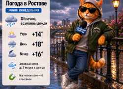 Первый день лета в Ростове пройдет под облаками и дождями
