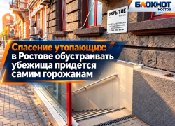 Спасение утопающих: в Ростове обустраивать убежища придется самим горожанам