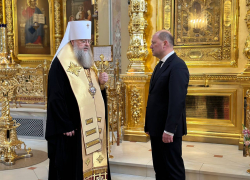 Избранный глава администрации Ростова получил благословение митрополита