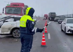 Часть трассы на М-4 «Дон» перекрыли из-за ДТП