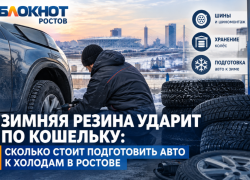 Зимняя резина ударит по кошельку: сколько стоит подготовить авто к холодам в Ростове