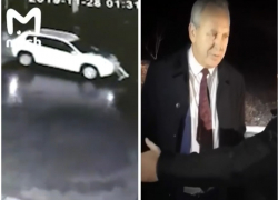 В сети появилось видео, как донской чиновник «катает» на капоте человека