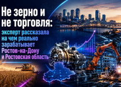 Не зерно и не торговля: эксперт рассказала на чем реально зарабатывает Ростов-на-Дону и Ростовская область