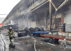 В Ростове произошел пожар на территории завода «Ростсельмаш» 