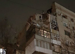 Появилось первое фото взорвавшегося под Ростовом жилого дома