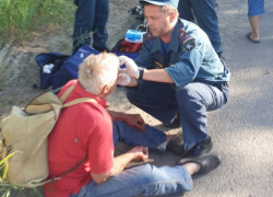 В Ростовской области пожарные ехали тушить лес, а спасли пострадавшего в ДТП