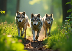 В Ростовской области с 1 апреля будет запрещено охотиться на волков и шакалов