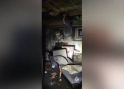 В Ростове при пожаре погиб 45-летний мужчина