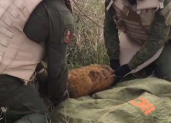 В Ростовской области саперы обезвредили авиабомбу времен ВОВ