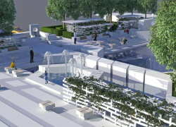 Фонтан на площади Ленина, выбранный жителями, строить не будут — архитектор, победивший в конкурсе