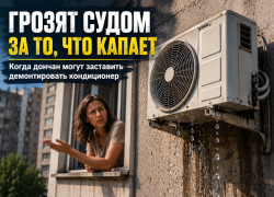 Грозят судом за то, что капает: когда дончан могут заставить демонтировать кондиционер 