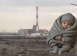 Маленькие дети мерзнут в домах без отопления в Ростове 