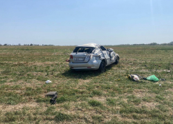 В Ростовской области произошла смертельная авария с опрокидыванием автомобиля