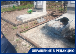 На Северном кладбище Ростова разрушили могильную плиту участника Великой Отечественной войны
