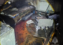 При пожаре погиб 35-летний мужчина в многоэтажке в Ростове 