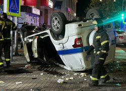 В Новошахтинске жесткое ДТП: машина полиции столкнулась с «Акцентом»