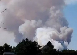 В Ростовской области вновь вспыхнул крупный ландшафтный пожар 