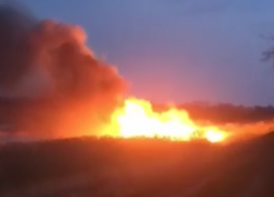 Ради эффектного селфи: ростовчане подожгли поле и назвали свои имена на видео