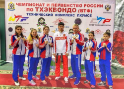 Семь медалей привезли ростовчане с чемпионата России по тхэквондо