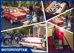 В парке 1 Мая в Ростове прошла масштабная выставка ретроавтомобилей